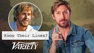 Does Ryan Gosling Know Lines From His Most Famous Movies [upl. by Laon]