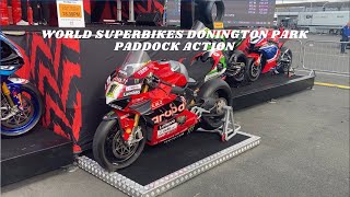 World Superbikes Donington Park Paddock Action [upl. by Winter]