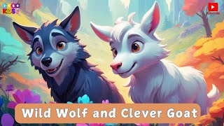 Wild Wolf and clever goat  Moral Story for Kids  Learning Stories  kidscartoon Hindiurducartoon [upl. by Weld]