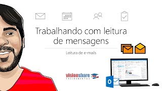 Trabalhando com leitura de mensagens no Outlook 2016 [upl. by Varian722]