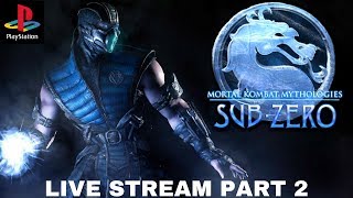 Mortal Kombat Mythologies SubZero PS1 Part 2 [upl. by Alleciram]