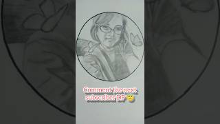 comment the next subscriber DP🥰 DP challenge 120art drawing subscribe challenge [upl. by Heymann]