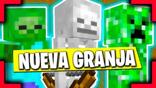 NUEVA Granja de MOBS y XP 121 Minecraft Bedrock [upl. by Yleoj]