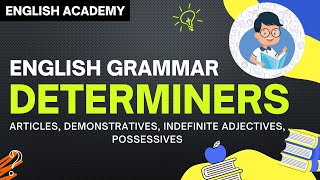 Determiners in English Grammar CBSE Class 8 9 10 types of determiners examples of Determiners [upl. by Pren418]