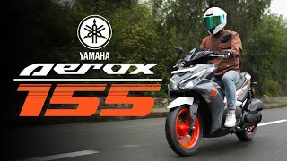 Yamaha AEROX 155 Review  Fast and Fun with R15 at Heart [upl. by Denny]