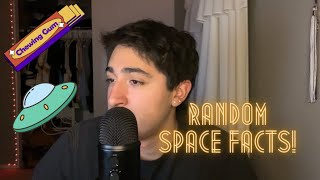 ASMR Random Space Facts Relaxing gum chewing and whispering [upl. by Infeld]