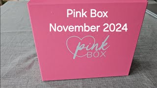 Pink Box November 2024 [upl. by Lidia]