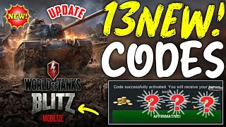 HURRY UP World Of Tanks Blitz Codes  New WOT Blitz Code 2024  World Of Tanks Bonus Code [upl. by Yehudit]