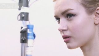 Josephine Skriver  Model Talk at FallWinter 201213 Fashion Week  FashionTV [upl. by Nerte253]