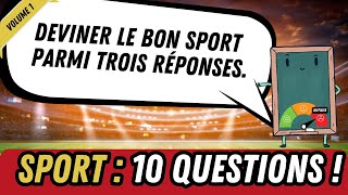 Quiz Sport  Retrouverezvous le Sport avec un Simple Indice  🏆 [upl. by Eidurt645]