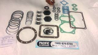 Parts in a generic compressor rebuild kit [upl. by Martina22]