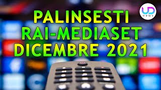 Palinsesti Mediaset e Rai Dicembre Le Trasmissioni in Pausa [upl. by Templa654]