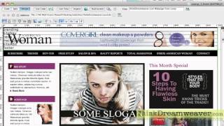 Dreamweaver TutorialHow to create HTML5 Divs CSS3 rules from a design comp prototype tracing image [upl. by Roseann141]