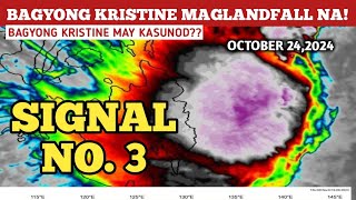 BAGYONG KRISTINE MAY KASUNOD OCTOBER 242024 PAGASA WEATHER UPDATE [upl. by Aneger447]