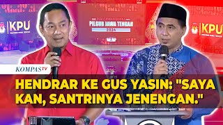 Kata Hendrar dan Taj Yasin Soal Pemotongan Daging Bersertifikat Halal di Debat Pilgub Jateng [upl. by Market]