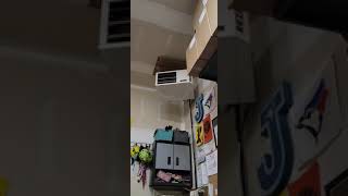 Garage Heater installation 2015 Reznor 45k Calgary Alberta The Heating Ninja [upl. by Eitsyrc905]