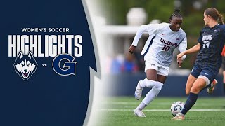 HIGHLIGHTS  UConn Womens Soccer vs Georgetown [upl. by Jacobo227]