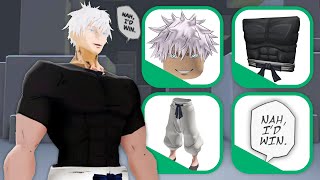 BEST REALISTIC FINAL GOJO FORM ROBLOX AVATAR amp OUTFIT [upl. by Nerwal]