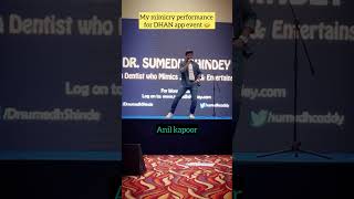 Mimicry act for Dhan app corporate event  Sumedh Shinde [upl. by Waneta]