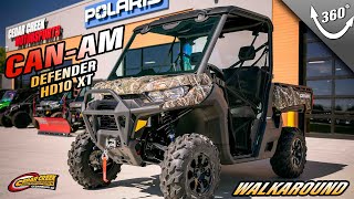 Walkaround  2024 CanAm® Defender XT HD10 Wildland Camo [upl. by Arodoeht]