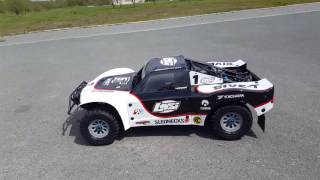 Losi 5iveT 4WD vs Losi 5iveT Race vs Losi DBXL vs Hpi Baja Part 1 [upl. by Kcirre]