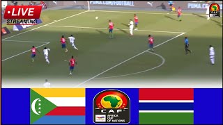 🔴LIVE  Comoros vs Gambia • Live Stream Africa Cup Of Nations Qualifiers GroupA Match Analysis [upl. by Perceval827]