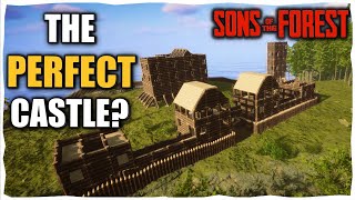 How I Built an Impenetrable Castle in Sons Of The Forest [upl. by Eeneg445]