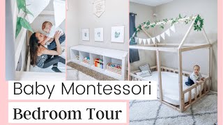 Our Babys Montessori Inspired Bedroom Transformation  Before amp After Tour [upl. by Kcira]