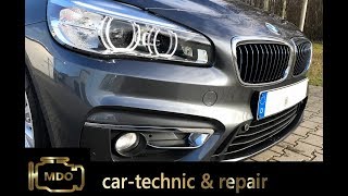 BMW 225XE ACC Test aktivieren  deaktivieren  Tempomat einschalten [upl. by Sifan425]