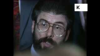 1990s Press Conference Gerry Adams [upl. by Renaud]