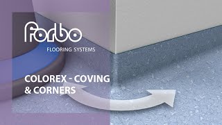 Colorex  Covings and corners  Instruction video  Forbo Flooring Systems [upl. by Etyak]