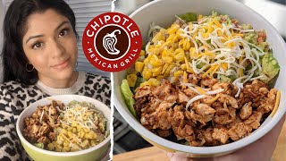 Chipotle Chicken Copycat Recipe  Official Chipotle Chicken Salad Bowl Recipe [upl. by Zamora809]