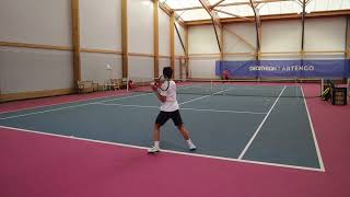 Raphael Rousson  College Tennis [upl. by Aibsel]