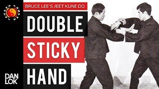 Bruce Lees JKD Double Sticky Hand Basics Chi Sao [upl. by Nidak686]