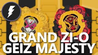 Kamen Rider ZIO Flash Belt Grand ZIO amp Geiz Majesty Update [upl. by Ellenrad]