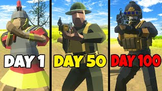 I Spent 100 Days in RAVENFIELD [upl. by Oflodor256]