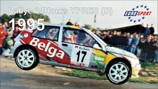 1995 YPRES 24 Hours Rallye B  Eurosport [upl. by Mian]