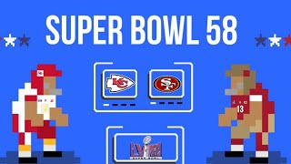 Playing Super Bowl 58 in retro bowl Kansas City Chiefs VS San Francisco 49ers [upl. by Harmonia]