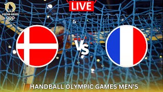 LIVE🔴 DENMARK vs FRANCE  Handball  Olympic Games Mens [upl. by Ralaigh]