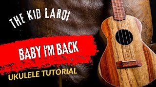 Ukulele Tutorial The Kid LAROI BABY IM BACK [upl. by Jarv]