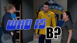 THE TRUTH ABOUT WHO quotBquot REALLY IS REVEALED IN THIS CUT SCENE NBA 2K18 My Career [upl. by Nilesoy]