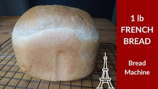 French bread recipe in bread machine 1 pound Frigidaire Bread Maker bread maker recipe [upl. by Gudren]