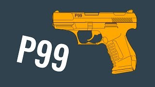 Walther P99  Comparison in 10 Different Games [upl. by Aramoiz981]