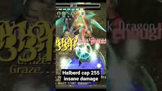 Toram online New halberd build cap 255 TEST insane damage [upl. by Lac]