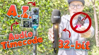 BEST Insta360 X4 Audio Setup 32bit with Timecode 🎤 Reviewing Rode Interview Pro [upl. by Woodrow129]