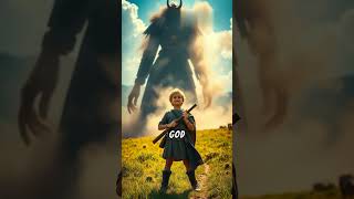 David and Goliath Bible Story shorts [upl. by Ahsram]