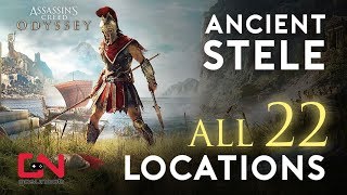 Assassins Creed Odyssey  All Ancient Stele Locations and Solutions [upl. by Emera]