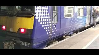 British Rail Class 318320 318263320312 arriving at Glasgow Central [upl. by Aldos380]