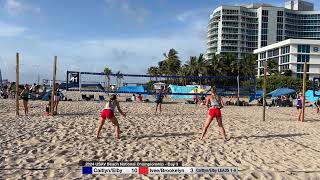 CaitlynElby VS IveeBrookelyn Set 2 2024 USAV Beach National Championship  Day 3 [upl. by Damian313]