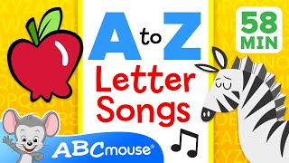 🎵 ABCmouse Alphabet Songs A to Z  58Minute Preschool Music Compilation for TV  Learn the ABCs 🎶 [upl. by Airec]